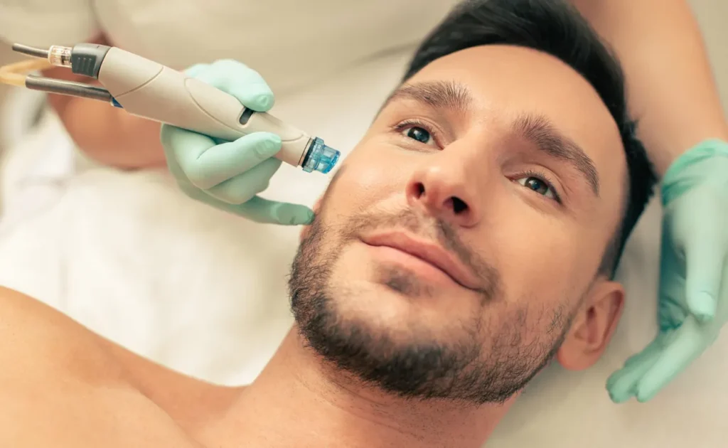 men hydra facials